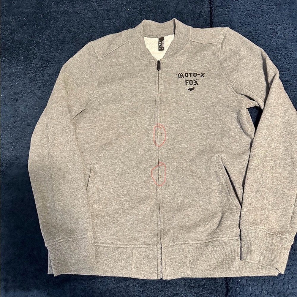 Fox Racing Zip Up sweater. Women’s size large.